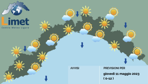 Meteo, instabilità su tutta la Liguria e temperature minime in calo