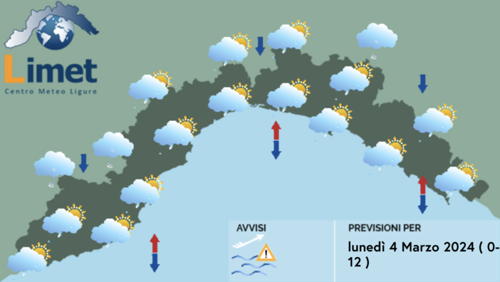 Meteo, tempo in miglioramento e ampie schiarite nel pomeriggio