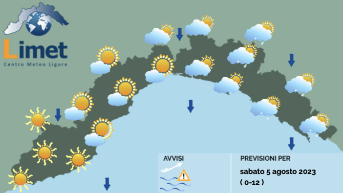 Meteo, si allontana la perturbazione: giornata soleggiata su tutta la Liguria