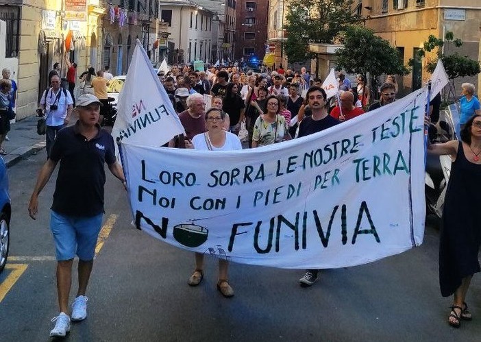 Protesta contro la Funivia Stazione Marittima-Forte Begato: al via il presidio permanente