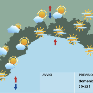 Meteo, tempo stabile su tutta la Liguria, pomeriggio possibili rovesci sulle Alpi