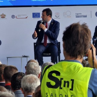 Salone Nautico, Salvini: &quot;Qualcuno voleva tassare le barche, noi abbiamo tassato le banche&quot;
