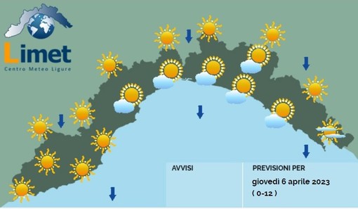 Meteo, nuvole dal pomeriggio, peggioramento del tempo venerdì