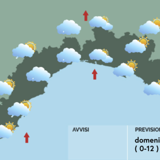 Meteo, domenica prevalentemente nuvolosa e con possibili rovesci su Genova e Savona
