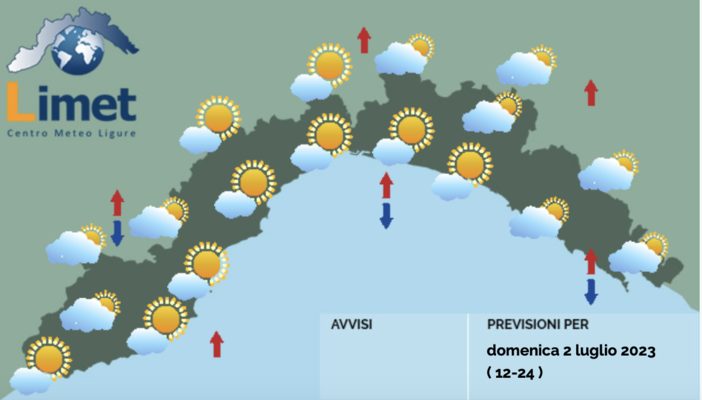 Meteo, nuvolosità nel pomeriggio sui rilievi, sole sul resto della regione