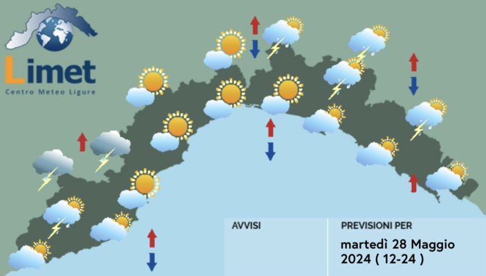 Meteo, ampie schiarite ma nel pomeriggio aumenta la nuvolosità a ponente