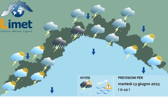 Meteo, possibili forti temporali, non si escludono allagamenti