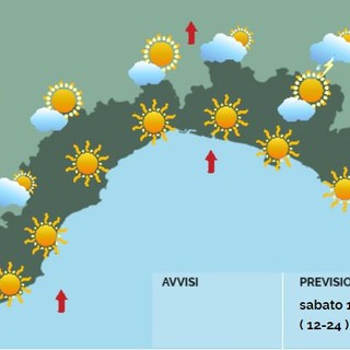 Meteo: temperature in aumento e qualche temporale estivo nell'entroterra