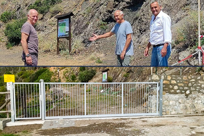 Strada delle gallerie di Moneglia, installate le cancellate anti-ungulati