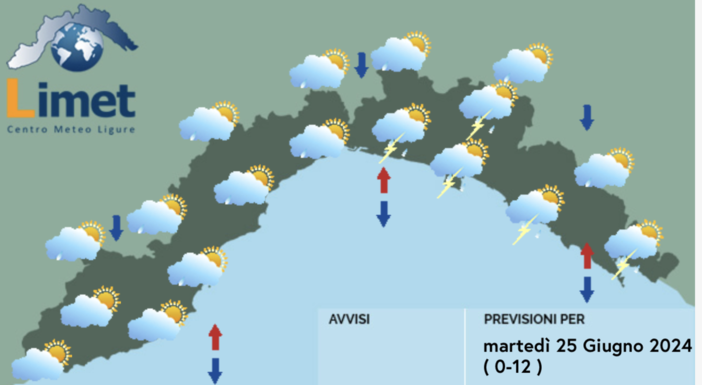 Meteo, ancora una giornata di maltempo sulla Liguria