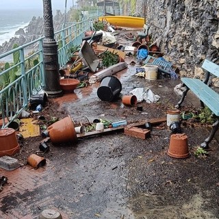 È ricominciata la pioggia a Genova, forti temporali sul Levante