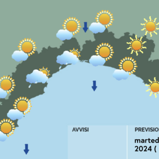 Meteo, mattinata soleggiata sulla Liguria