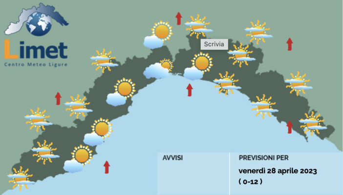 Meteo, nubi in aumento ma senza piogge