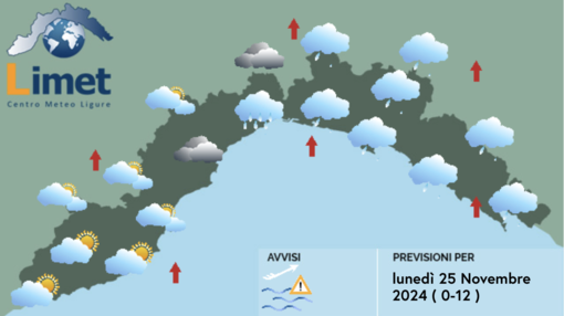 Meteo, mattinata di pioggia su tutta la Liguria. Fenomeni in attenuazione nel pomeriggio