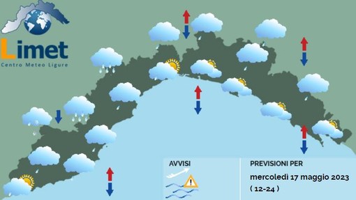 Meteo, pioggia nelle zone interne di tutta la regione