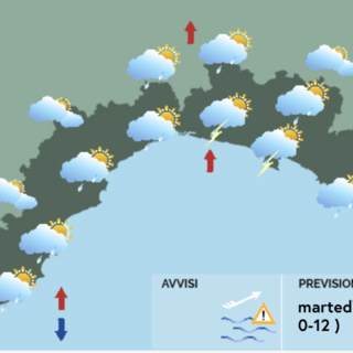 Meteo, ancora una perturbazione in transito sulla Liguria. In serata previste piogge intense