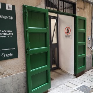 Centro Storico: aperto il nuovo ecopunto ad accesso controllato in Vico Brignole