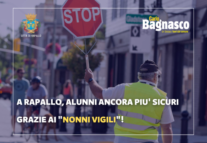 A Rapallo alunni ancora più sicuri grazie ai &quot;Nonni Vigili&quot;