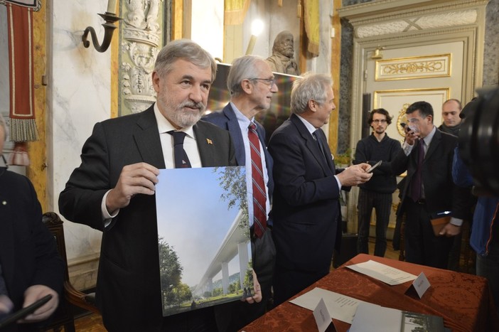 Renzo Piano: &quot;Il nuovo ponte sul Polcevera durerà mille anni&quot; (FOTO e VIDEO)