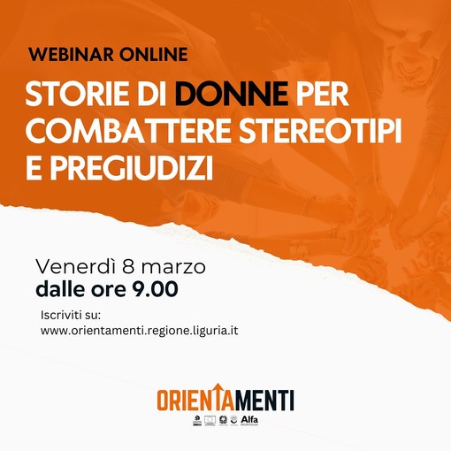 Formazione, seimila studenti ai webinar di Orientamenti per la Giornata Internazionale della Donna