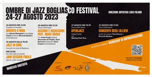 Bogliasco, ritorna il festival &quot;Ombre di Jazz&quot; dal 24 27 agosto