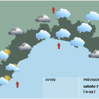 Meteo, cielo nuvoloso e rischio pioggia su tutta la regione