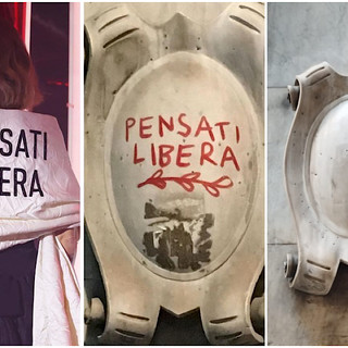 'Pensati Libera', cancellata la scritta in via di Fossatello scelta da Chiara Ferragni