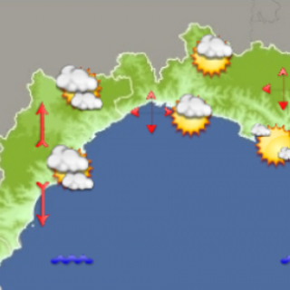 Meteo: giornata nuvolosa con qualche possibile rovescio su genovese e levante