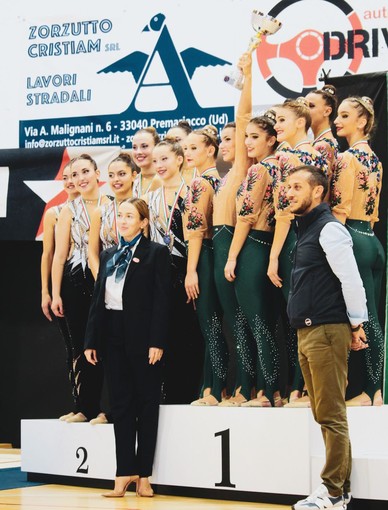 Ginnastica estetica, le atlete della Pro Recco Gym sul gradino più alto del podio