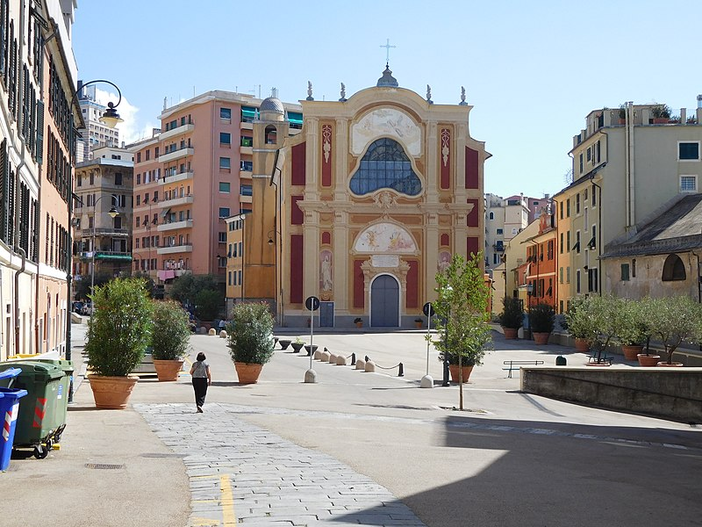 Piazza Sarzano, foto Facebook &quot;Genova Bella e Superba&quot;