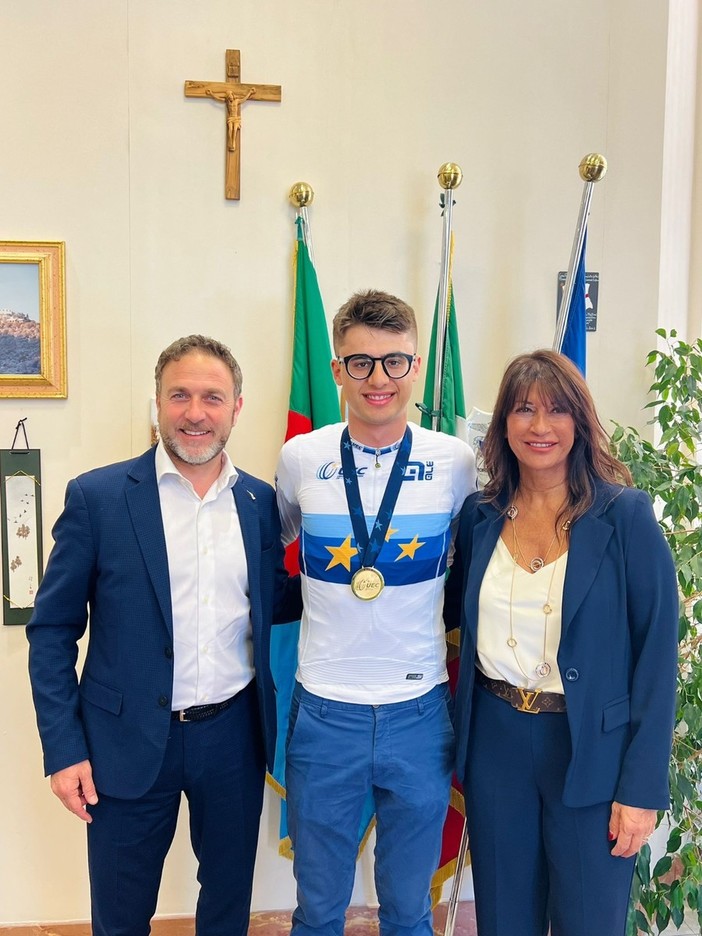 Sport, tappa in regione per il campione europeo di mountain bike Matteo Siffredi