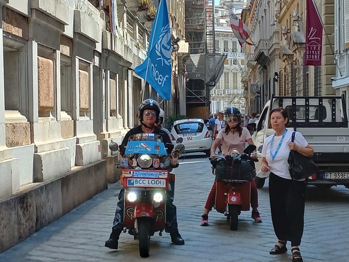 'Peace on the road for Unicef' fa tappa a Genova (Foto)