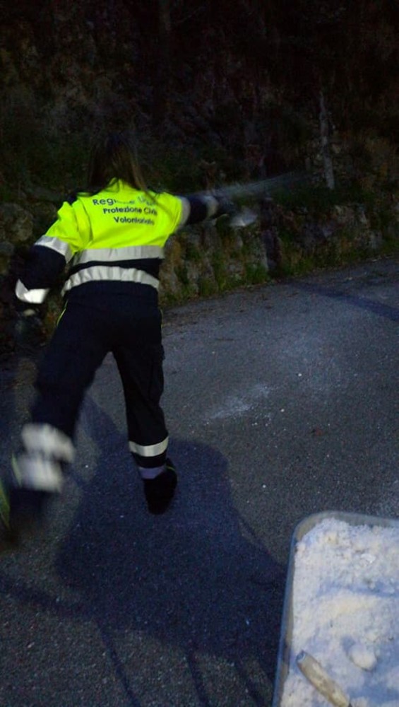 Immagine dalla pagina Facebook Ufficiale della protezione civile di Genova