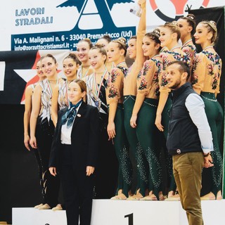 Ginnastica estetica, le atlete della Pro Recco Gym sul gradino più alto del podio