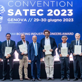 Convention Satec 2023: consegnati i riconoscimenti della XXXIIesima edizione del premio Pionieri della Nautica