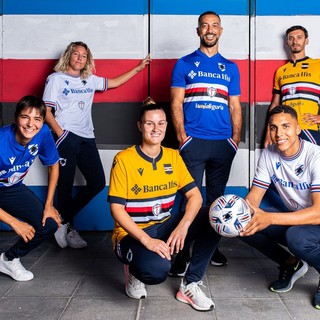 Presentate le nuove maglie della Sampdoria