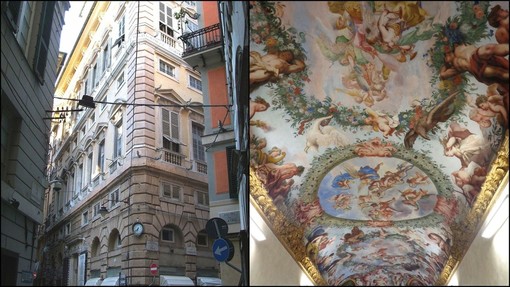 Alla scoperta dei Rolli - Gli affreschi della galleria passante di palazzo Gio Battista Centurione