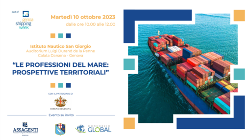 Le professioni del mare al centro dell'evento del 10 ottobre alla Genoa Shipping Week