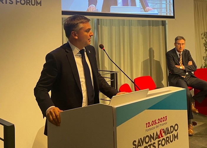 Savona&amp;Vado Ports Forum, Rixi chiama la coesione con Genova: &quot;Consentirà sviluppo e ricchezza&quot;