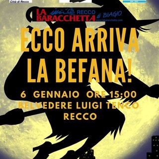 Recco, arriva la Befana sul belvedere