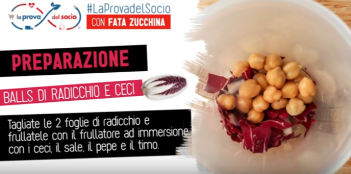 La ricetta del lunedì: oggi prepariamo le &quot;red balls&quot; di radicchio e ceci