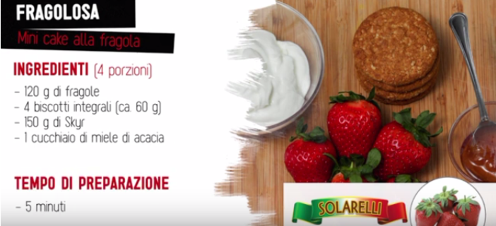 Tempo di #fragole ma senza tempo per cucinare?