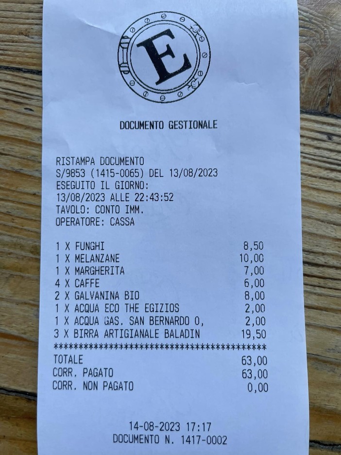 In 8 al ristorante ordinano 3 pizze e lamentano conto troppo alto, il gestore: &quot;Come ci dobbiamo comportare in casi come questo&quot;?