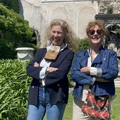 Susan Sarandon a passeggio tra i Rolli. E a Palazzo Lomellino esclama: &quot;That's wonderful&quot;