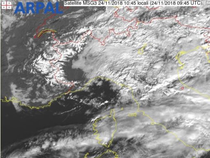 Meteo: cessata allerta gialla su zone B, C, E