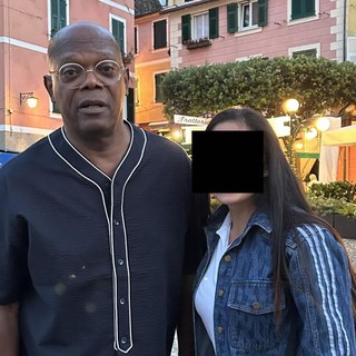 In piazzetta a Portofino arriva anche Samuel L. Jackson