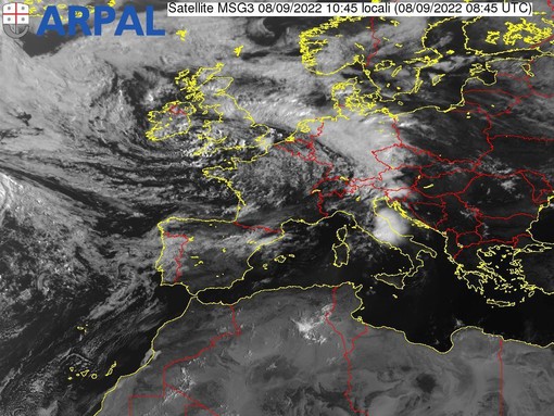 Maltempo, Arpal chiude anticipatamente l'allerta gialla sul centro e sul levante