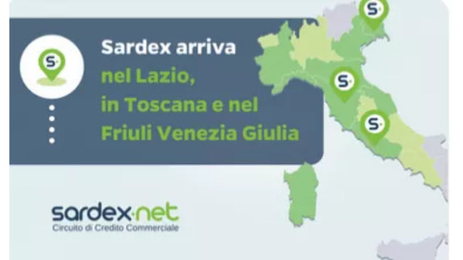 Sardex.net la Community dell’economia reale, avvia le sue attività   nel Lazio, in Toscana e in Friuli Venezia Giulia  e accoglie i primi aderenti dei nuovi territori