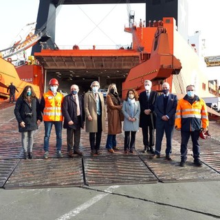 Visita al set della nuova fiction di Raiuno &quot;Blanca&quot; allestito al terminal Messina (FOTO)