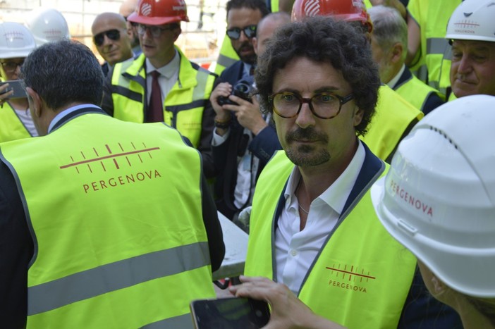 Toninelli a Genova: &quot;Commissario unico per Terzo Valico e nodo ferroviario&quot;